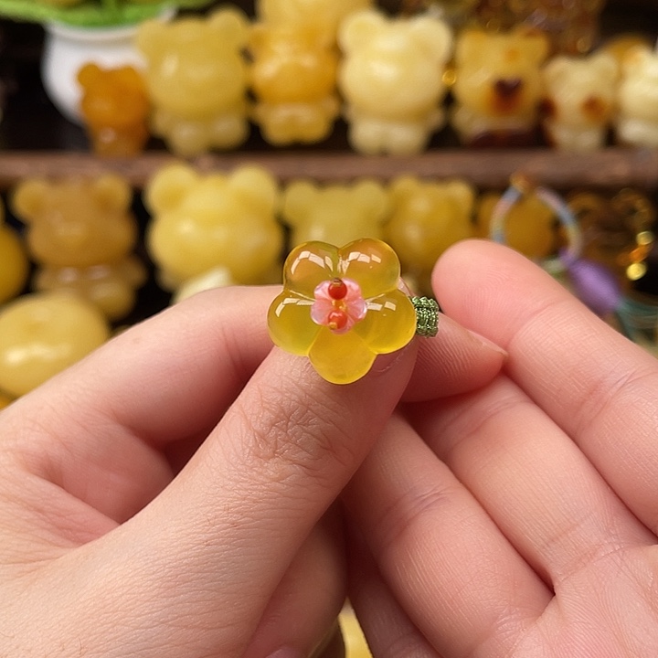 琥珀未镶嵌珠宝奇石