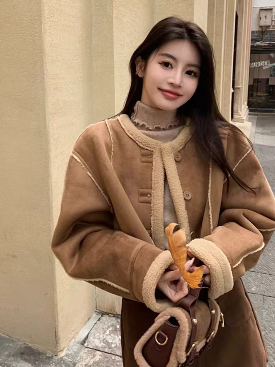 A001-A100（10号店）冬季新款女装气质显瘦时尚百搭外套