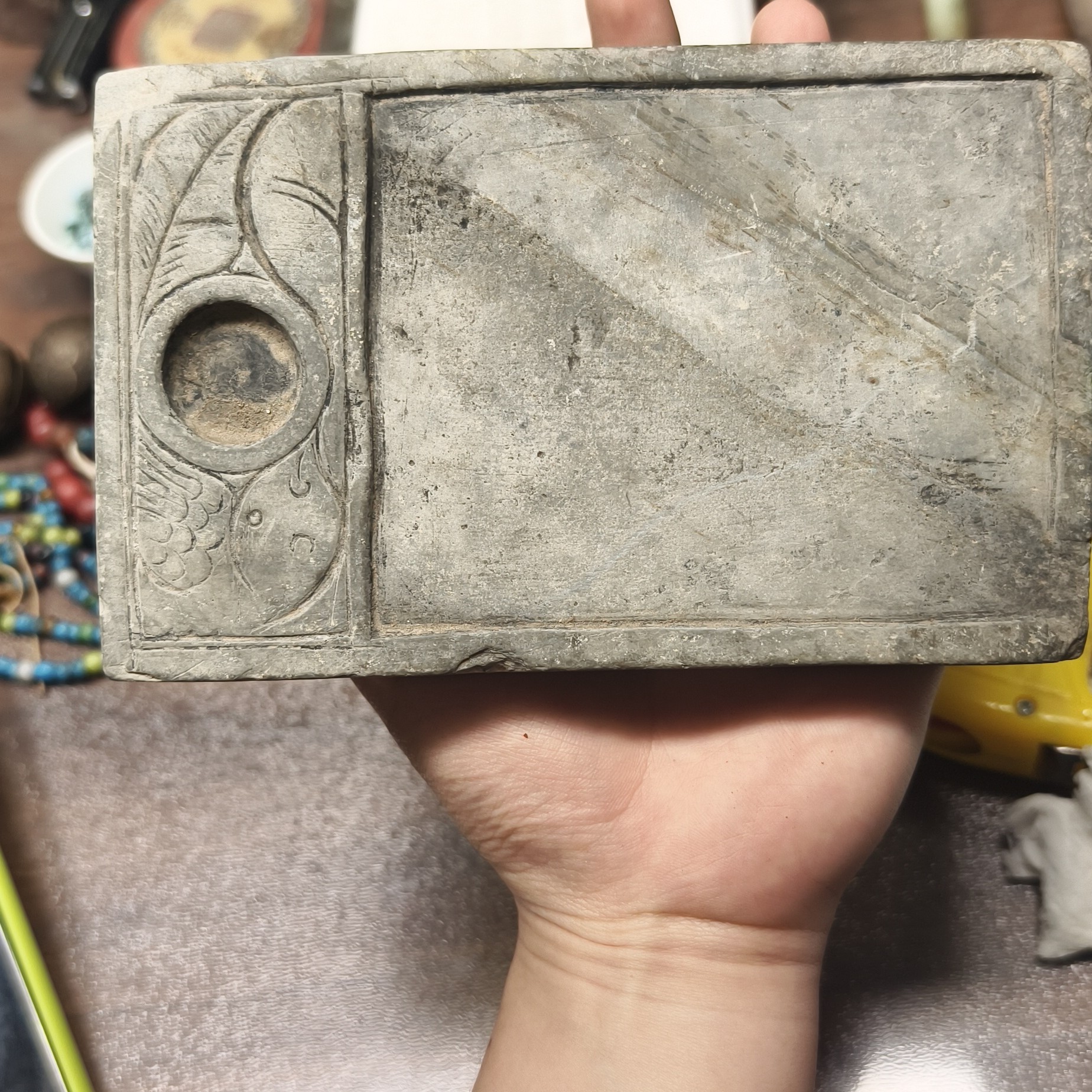 石头砚台品相微瑕