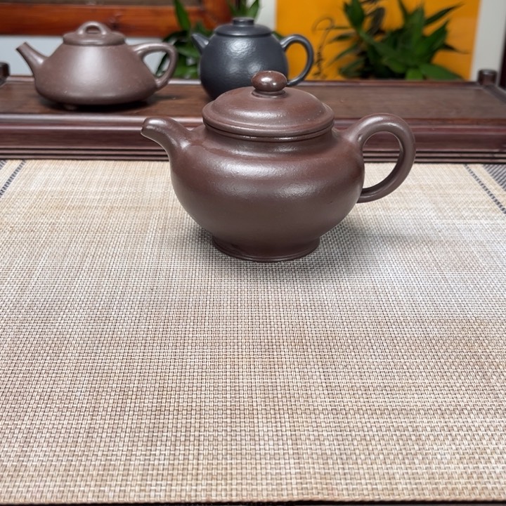 紫砂茶壶掇只紫泥230c