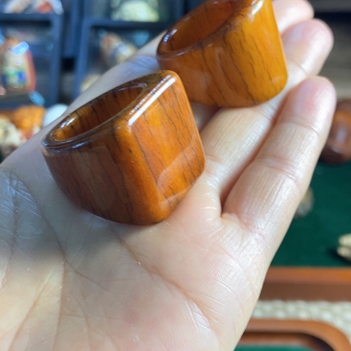 配饰牦牛骨板指一个