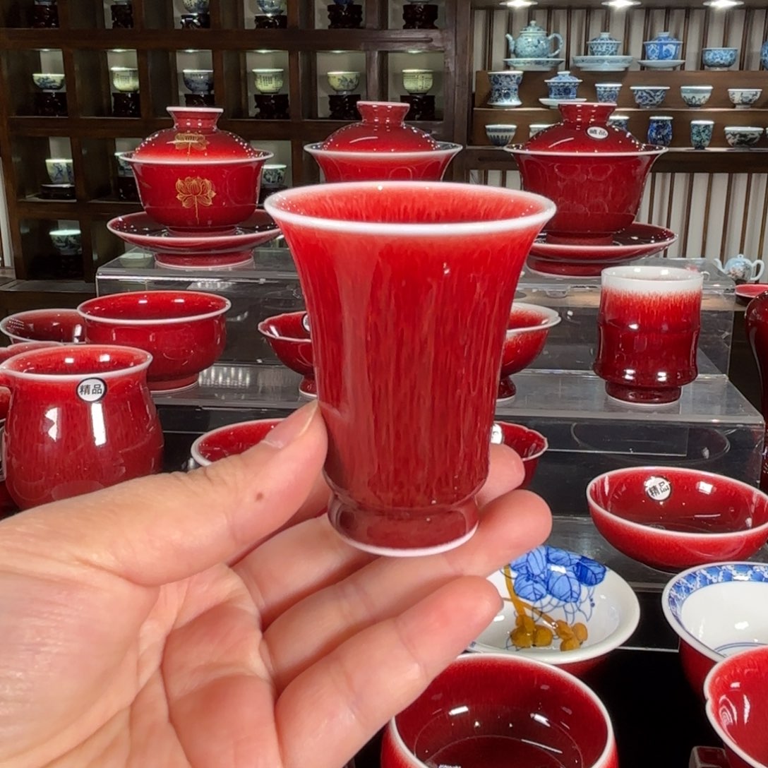 杯子景德镇高温原矿杯