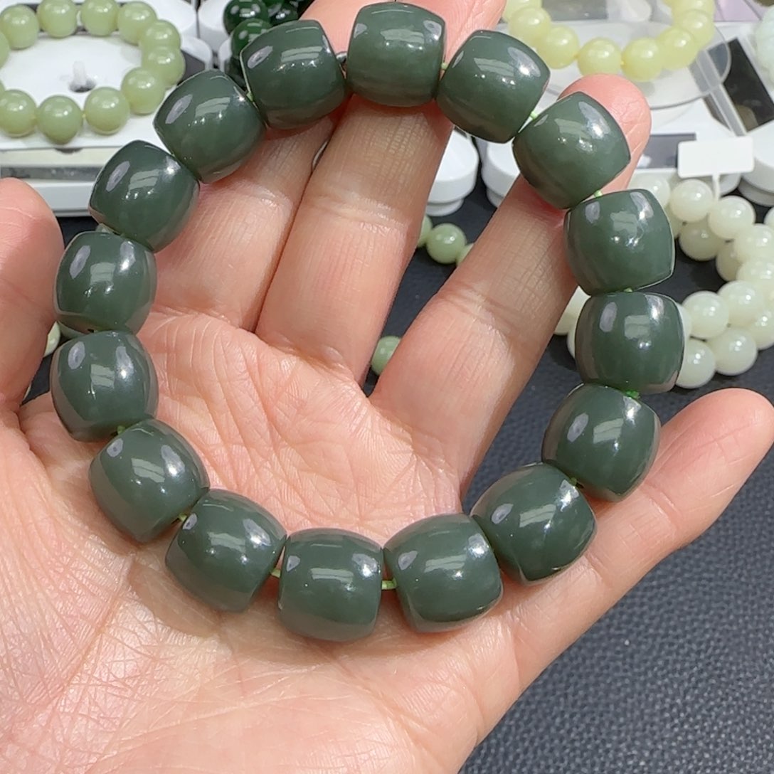 和田玉手链未镶嵌