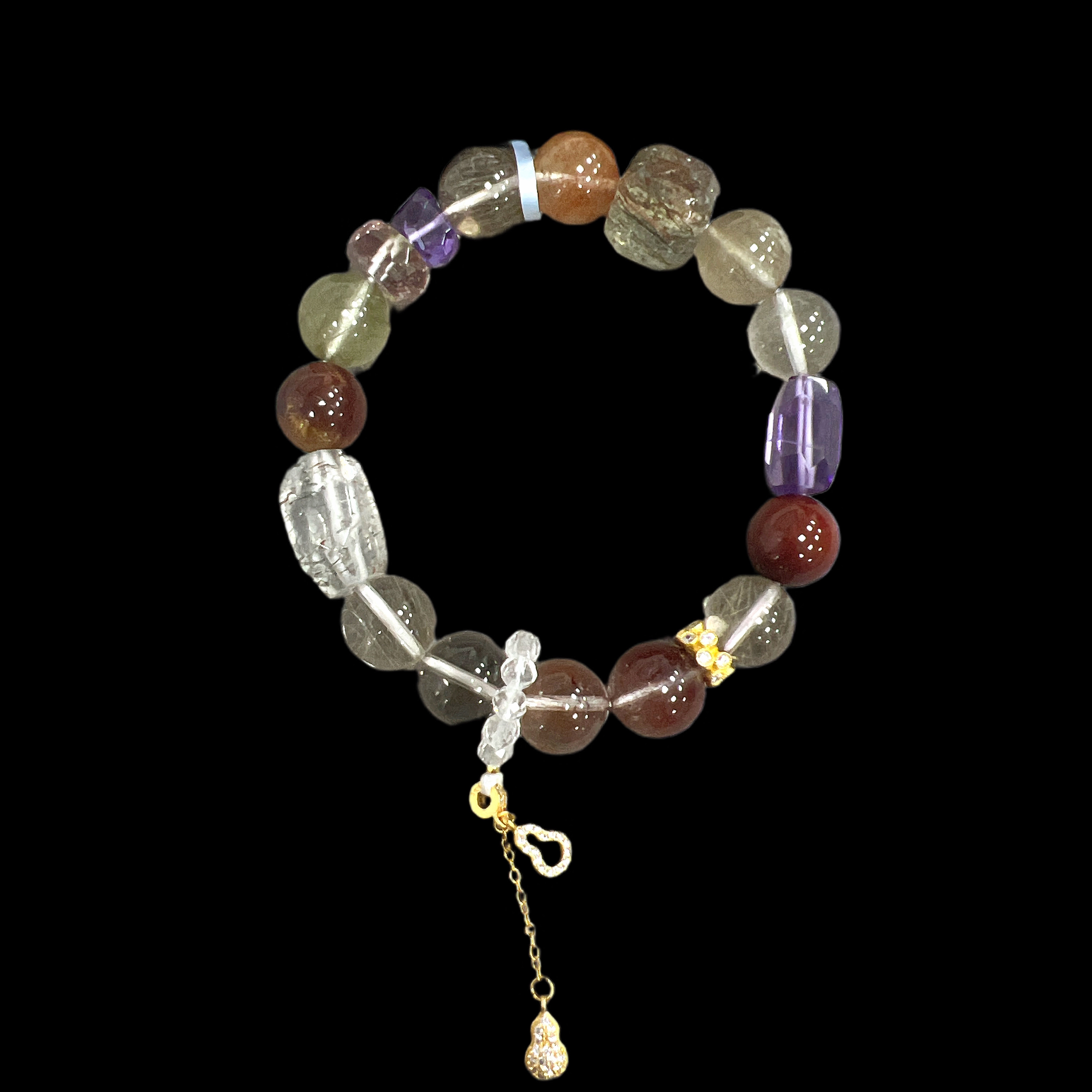 N3857水晶手串孤品