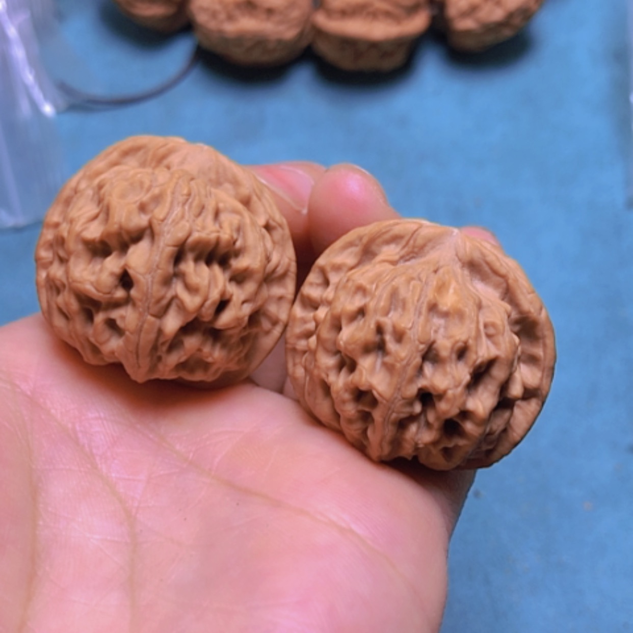 【闪购商品】核桃把件33.5天地修肚