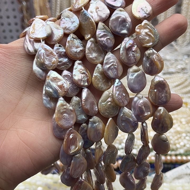 未镶嵌玛瑙/玉髓珠宝半成品一条水滴巴洛克珍珠