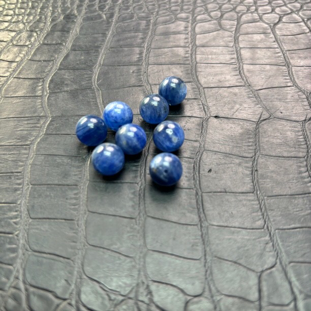 含辰砂工艺品含辰砂蓝晶单珠LZY25多样性发其一