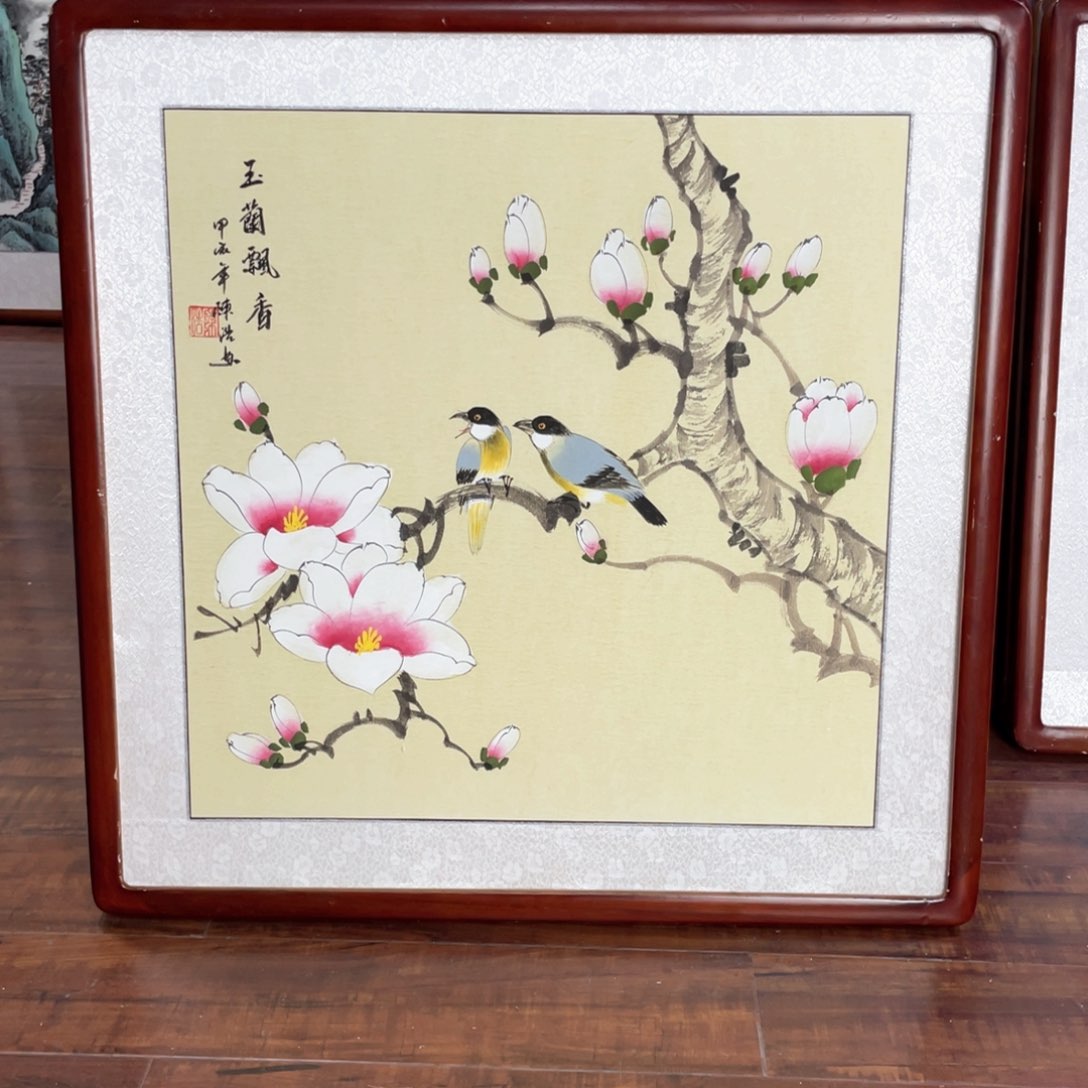 国画带框尺寸63*63厘米