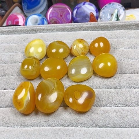 玛瑙/玉髓颈饰未镶嵌黄*森