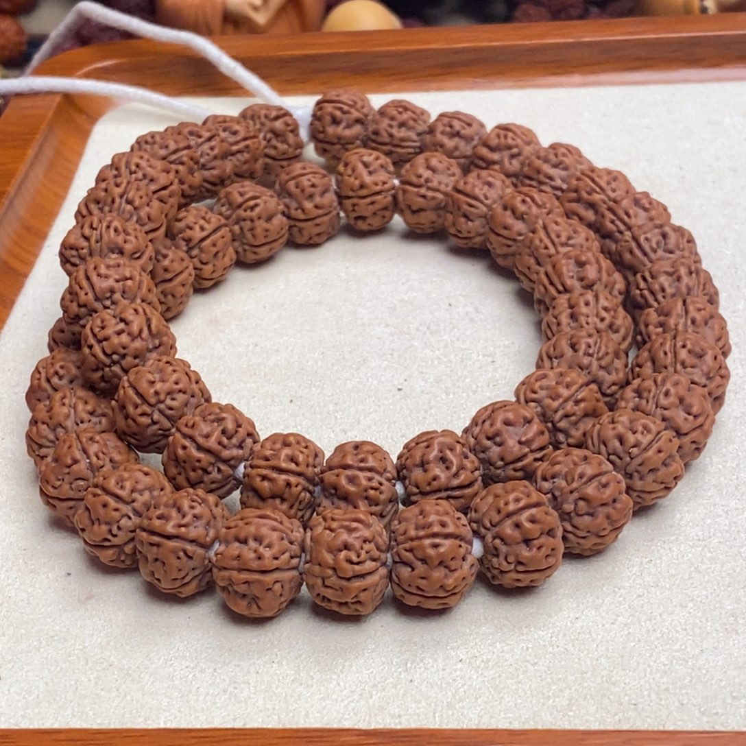 健***兴金刚菩提吊坠纯血老树王双圈卡12