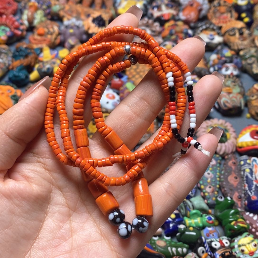 琉璃颈饰印度尼西亚链子