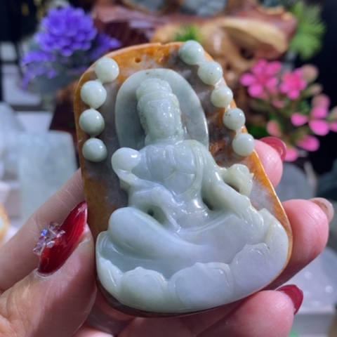 【闪购商品】颈饰未镶嵌翡翠观音