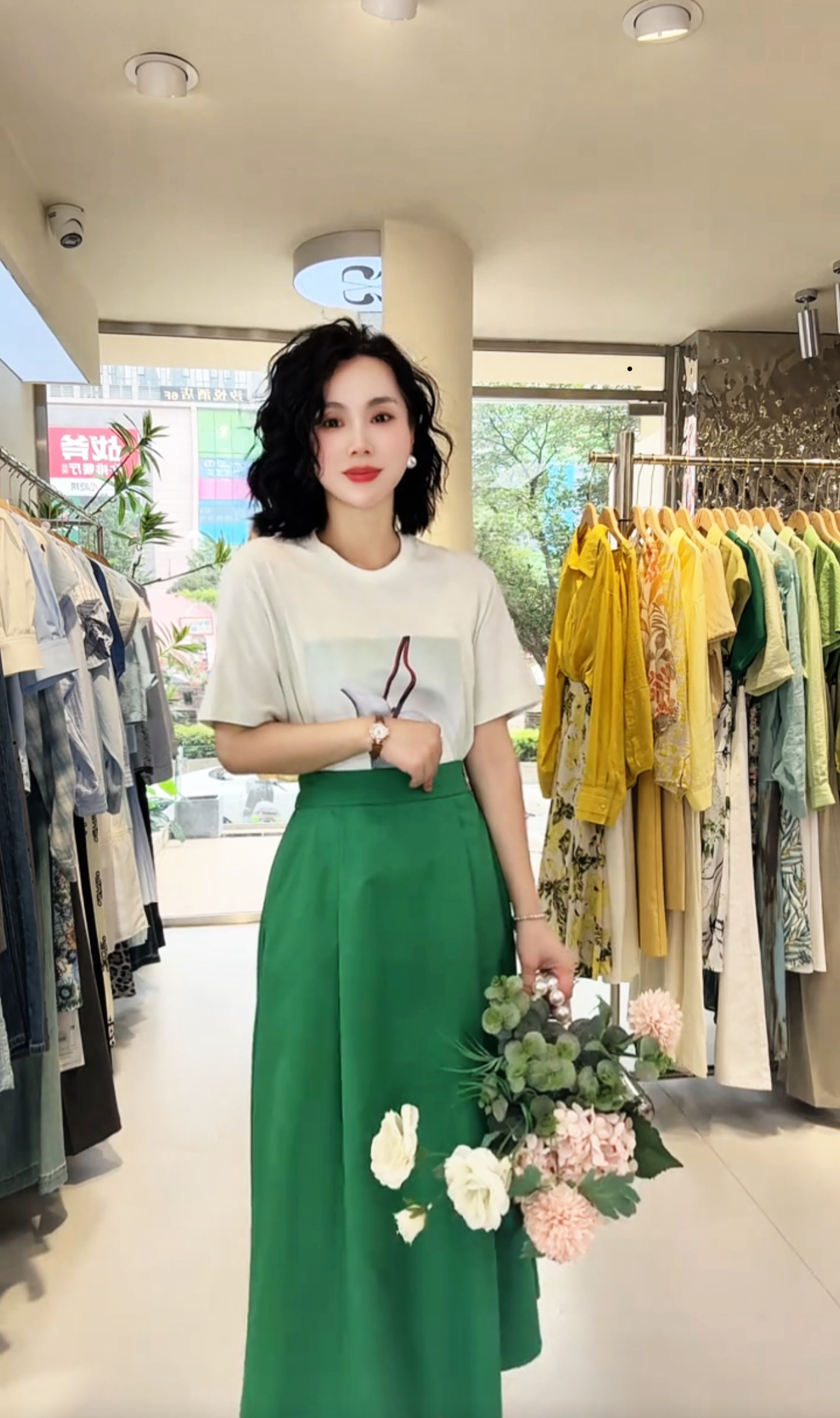 828*全棉印花短袖T桖