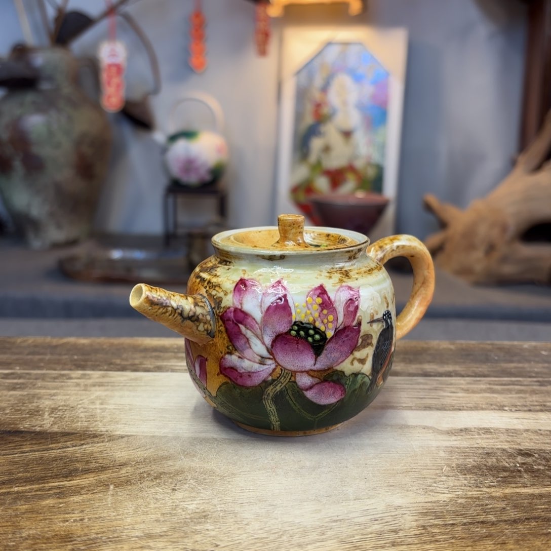 景德镇纯手工制作陶瓷一*梅