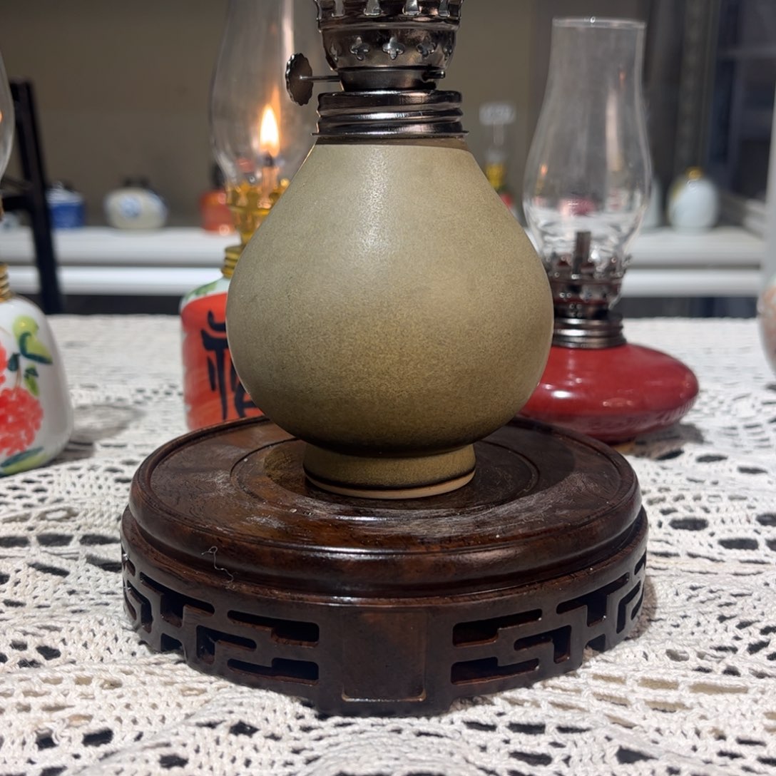 摆件景德镇陶瓷手工香薰灯