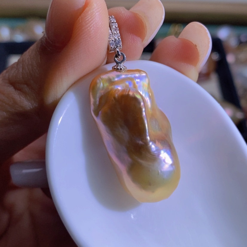 【闪购商品】淡水珍珠天然珍珠（微瑕）随机合金