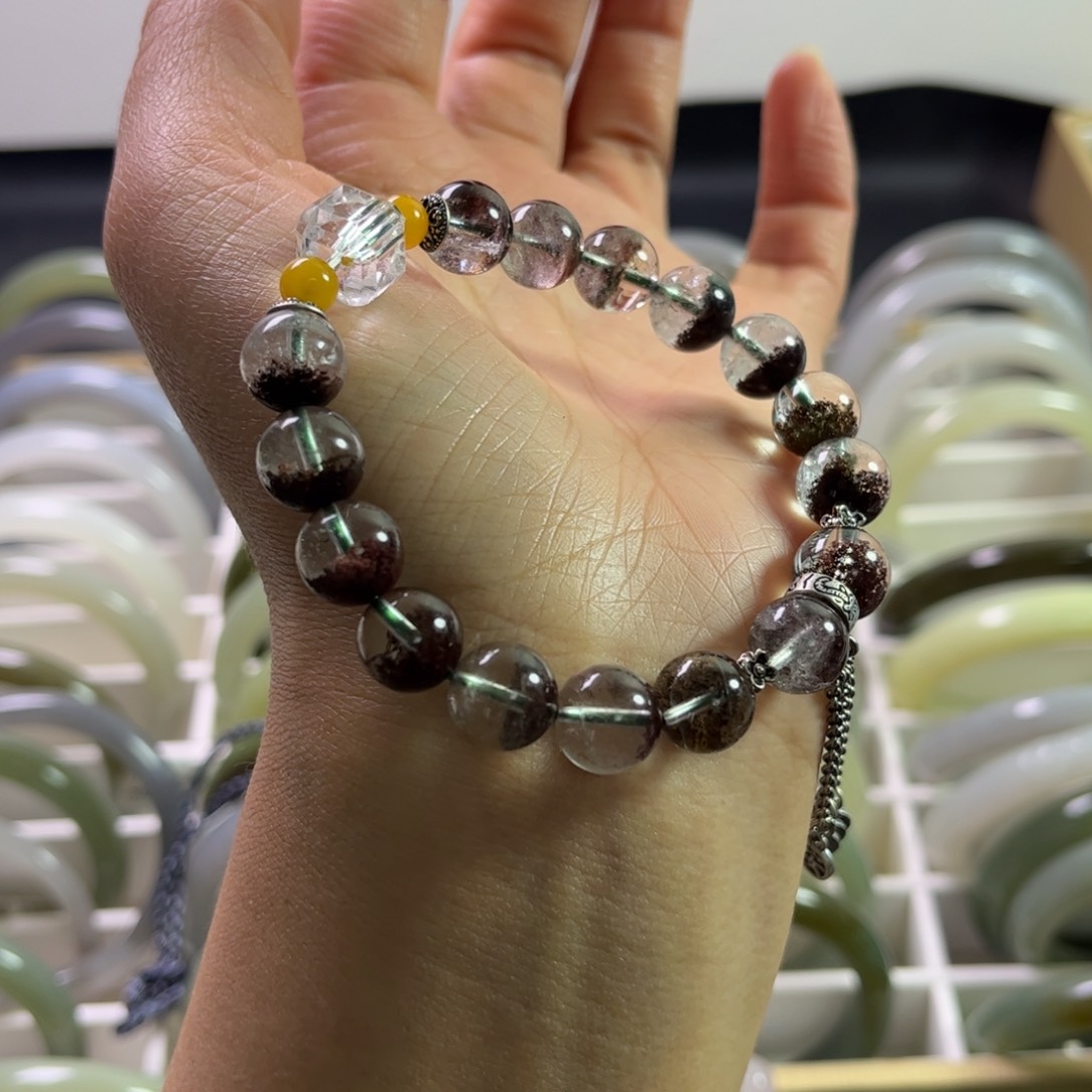 水晶手链未镶嵌原创