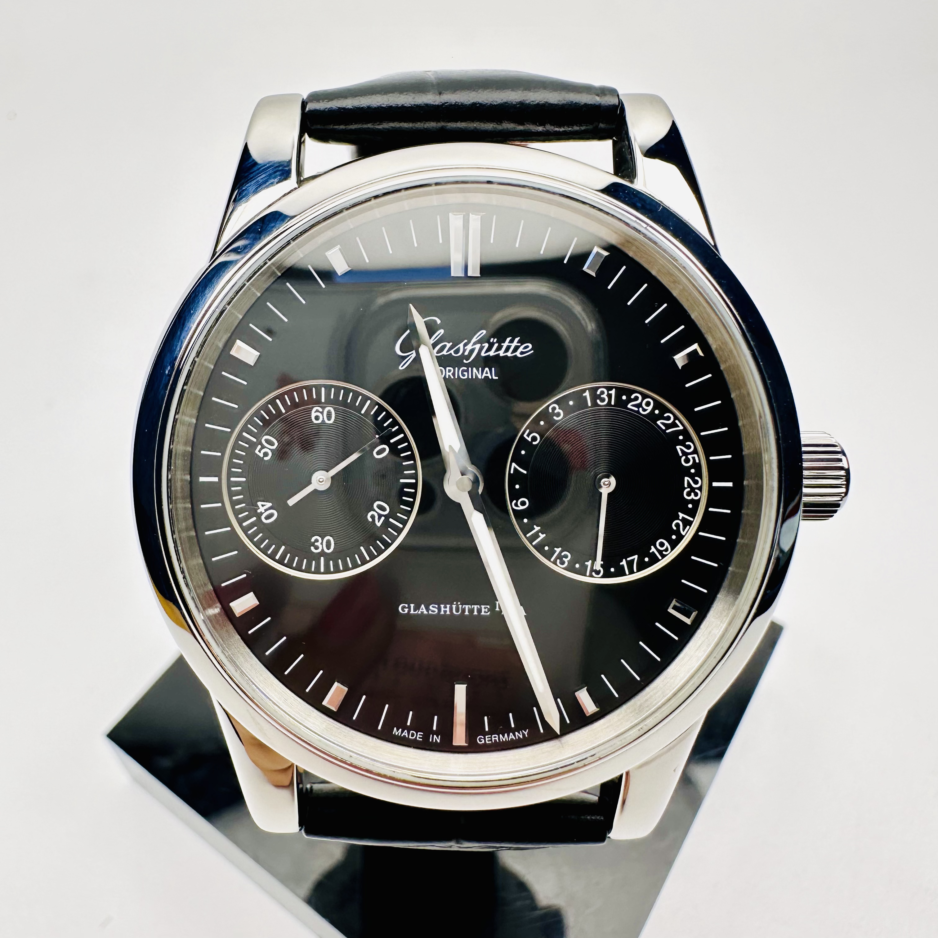 99新 Glashutte Original/格拉苏蒂 议员系列/机械/42mm/单表4300