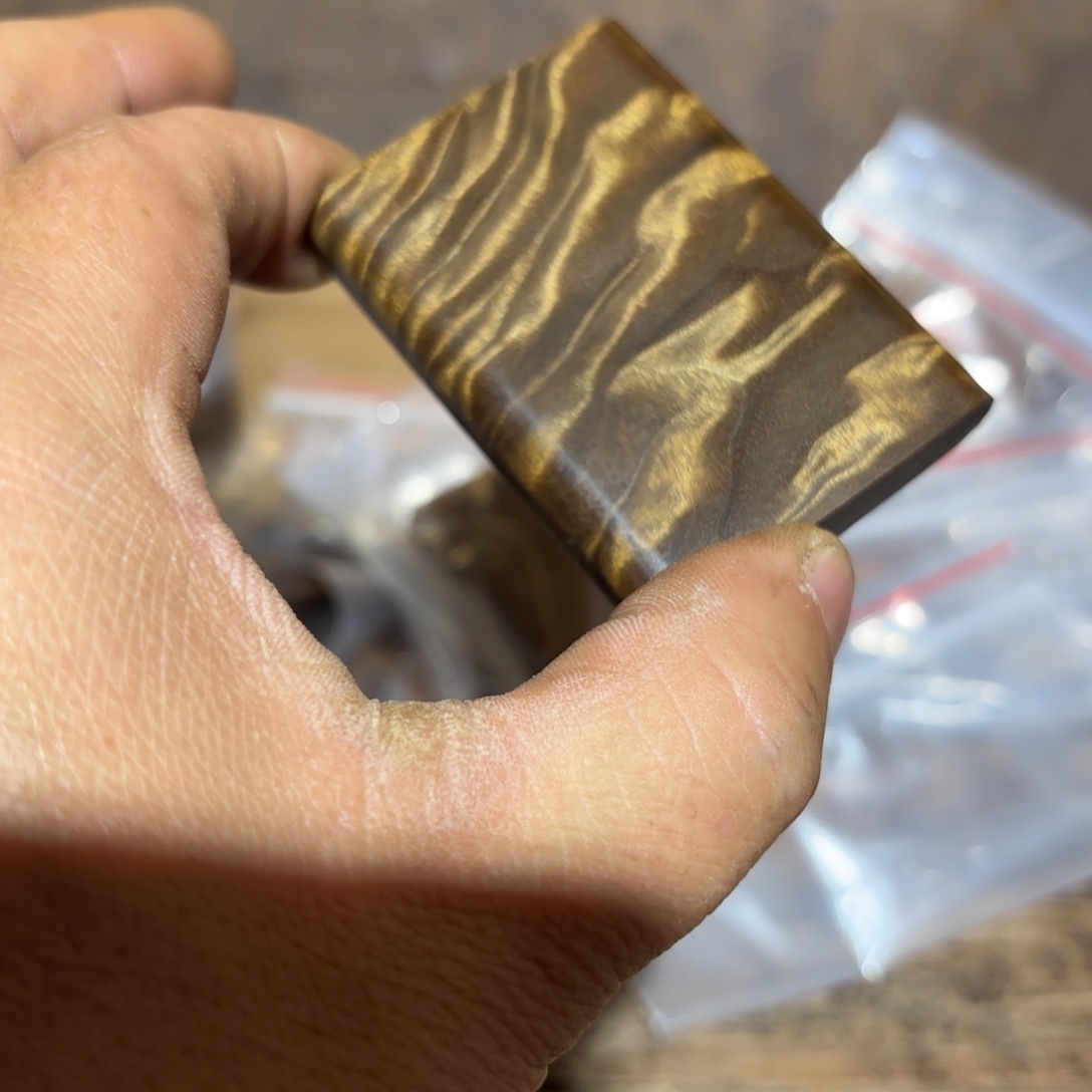 瓜***皮金丝楠木无事牌材料