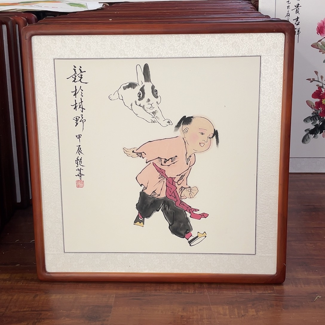 国画带框尺寸63*63厘米