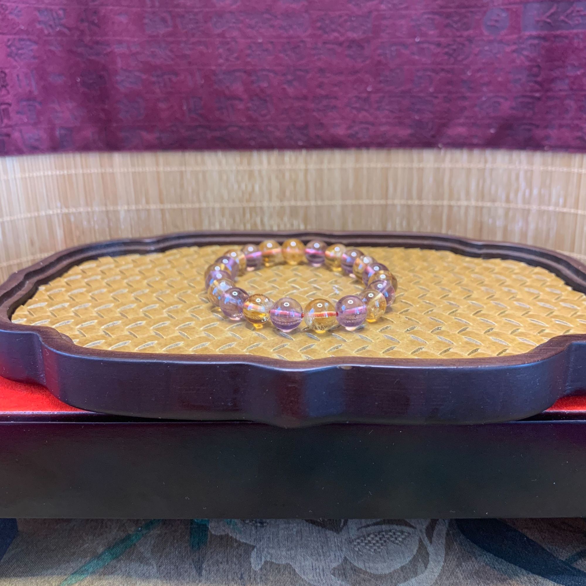 L水晶圆珠手串0575