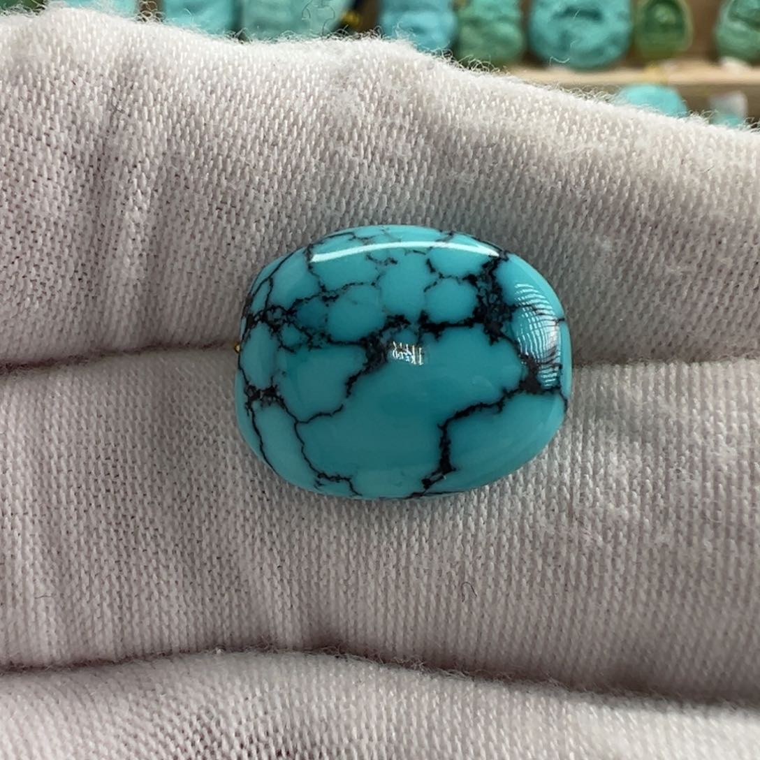 未镶嵌绿松石随形13.5mm