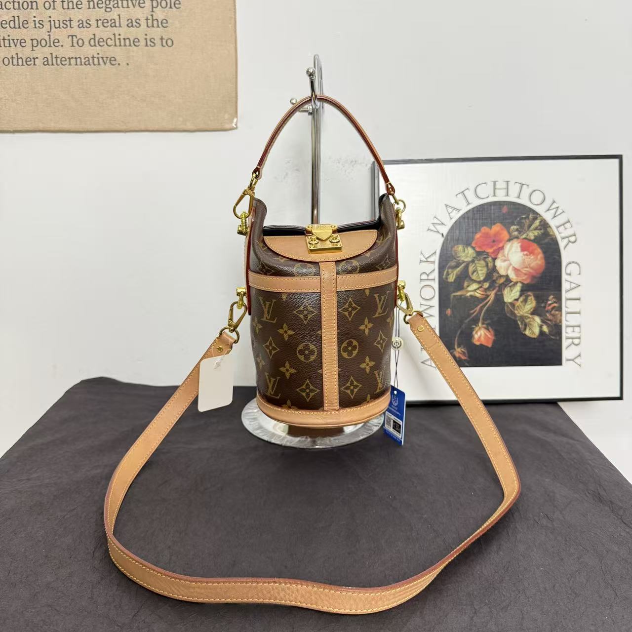 95新 LouisVuitton/路易威登 lv芯片款老花薯条包/斜挎包/单肩包