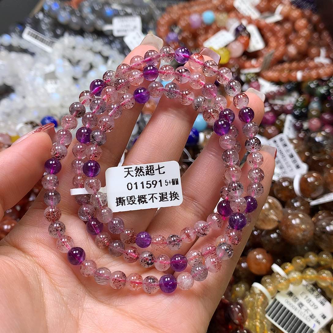 水晶手链未镶嵌，