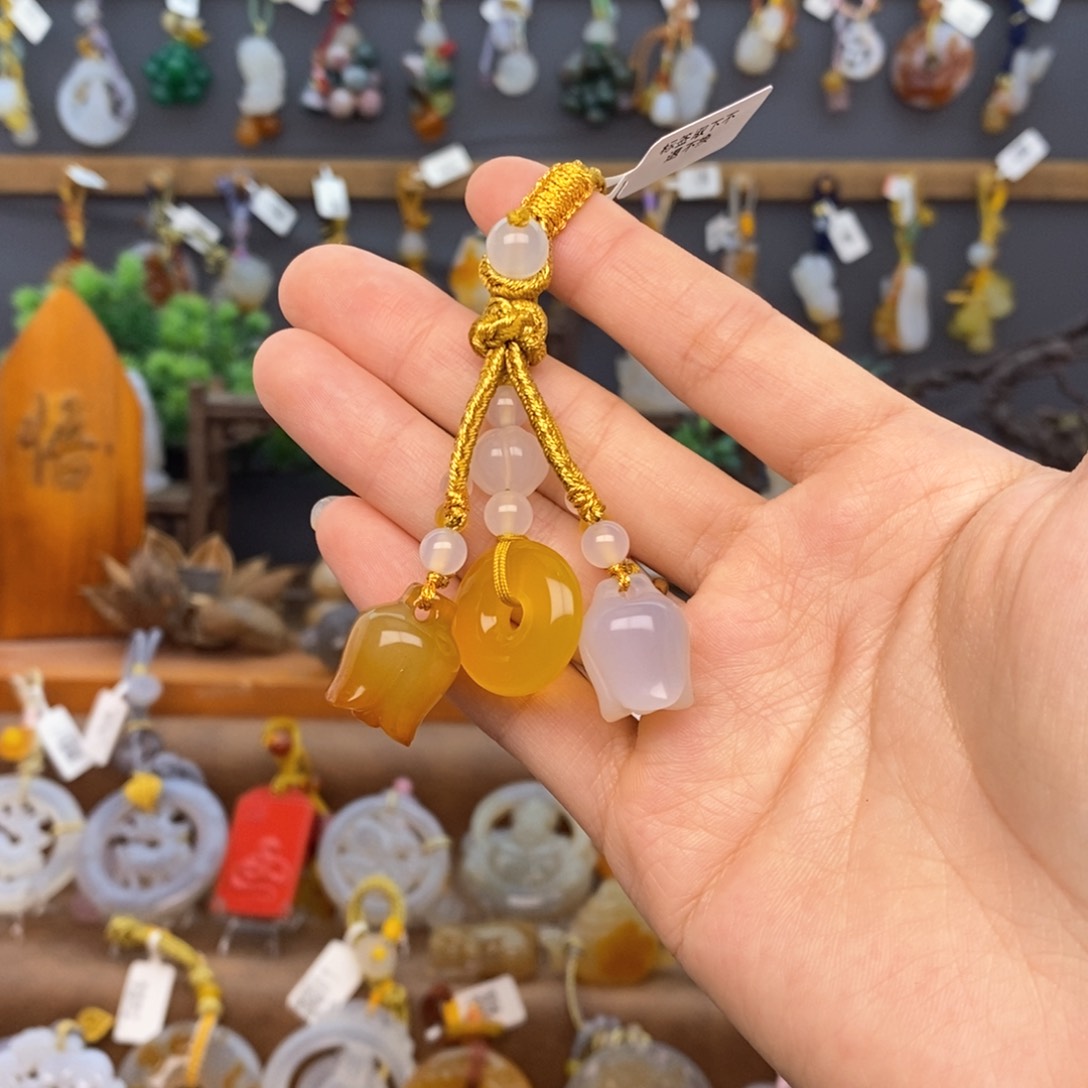 玛瑙/玉髓车挂未镶嵌66666666