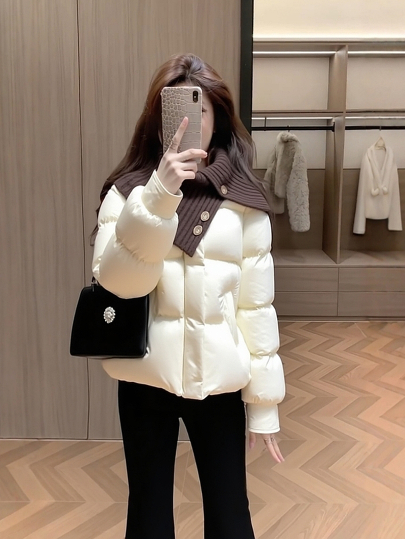 2025冬季新款保暖棉服女设计感独特超好看气质高端夹棉厚外套女