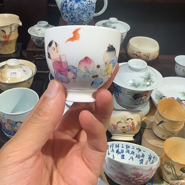 景德镇陶瓷手绘作品