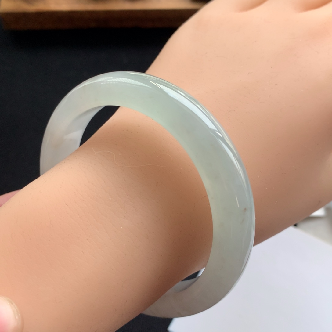 翡翠未镶嵌手镯8号强推