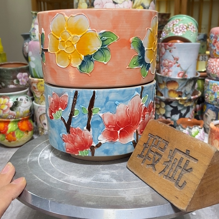 景德镇艺术手绘作品