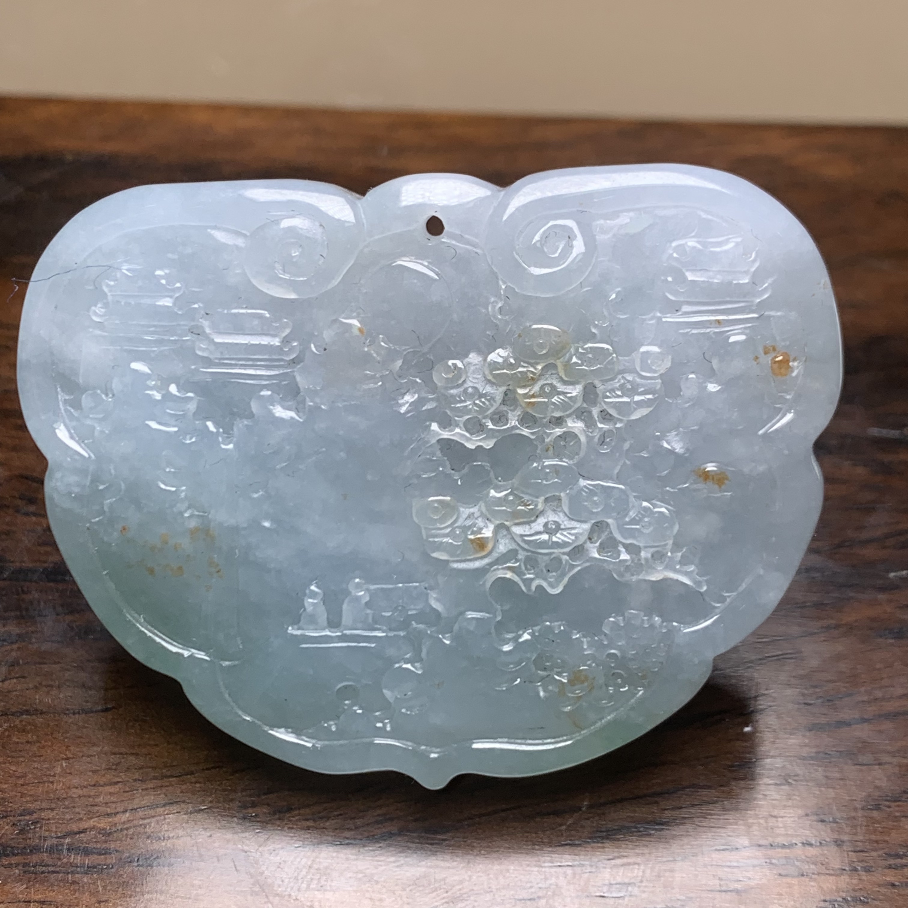 A965珠宝玉石A货翡翠吊坠