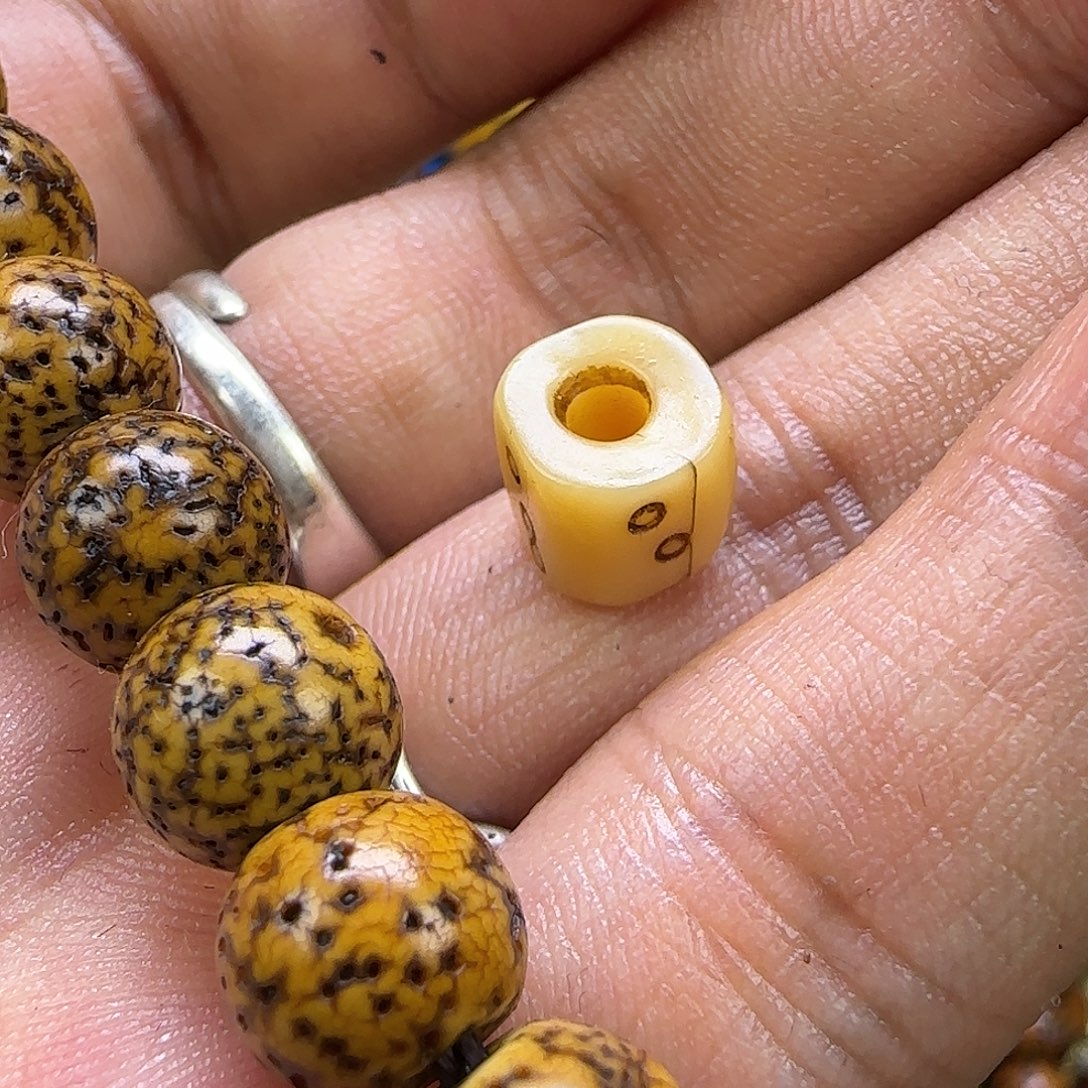 吊坠白玉菩提藏传老菩提念珠