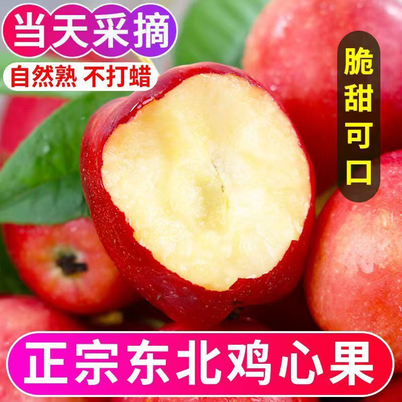 海棠果鸡心果脆甜可口冰糖心小苹果