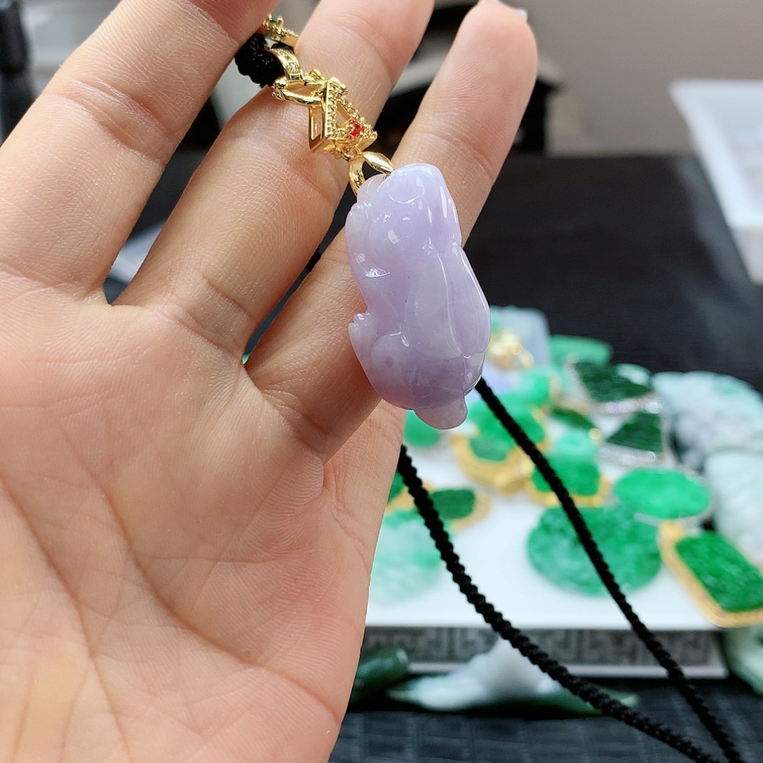 【闪购商品】翡翠吊坠(赠链)合金