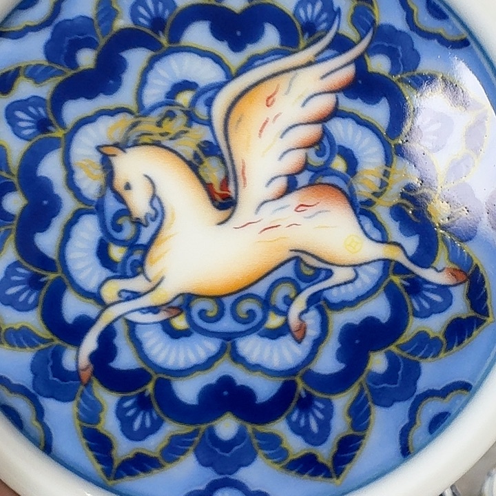 瓷片一马当先杯垫景德镇