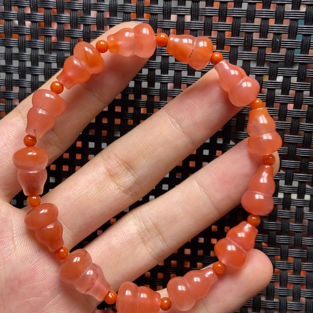 南红玛瑙未镶嵌手串