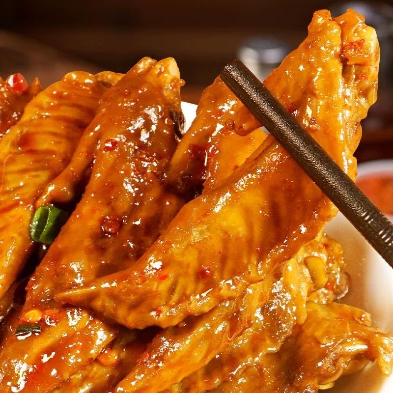 鸡翅尖开袋即食五香卤味鸡翅尖真空冷吃下酒菜休闲零食小吃