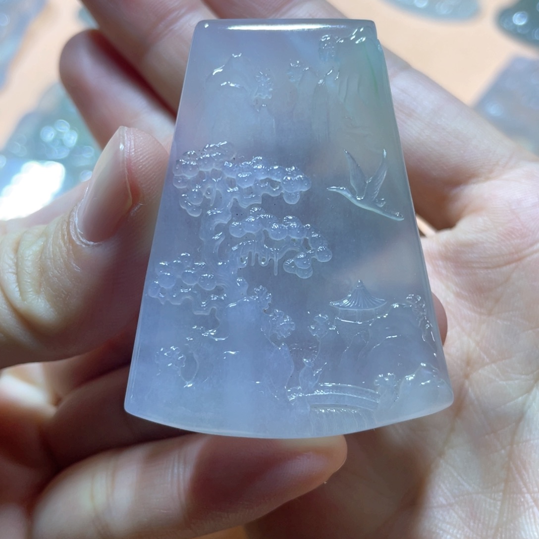 翡翠颈饰未镶嵌缅甸翡翠