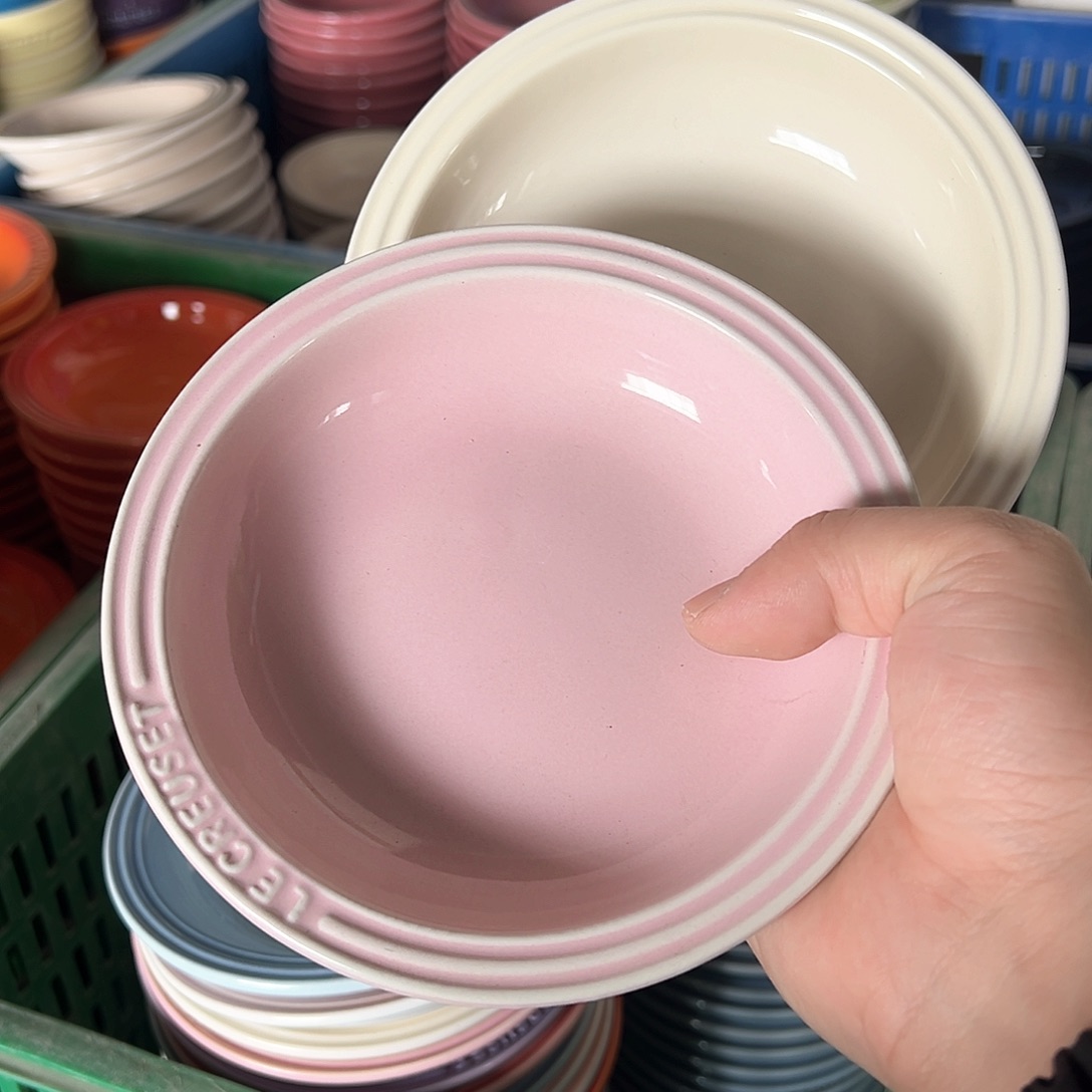 陶瓷 瑕疵 小草帽 马卡龙粉 奶白色