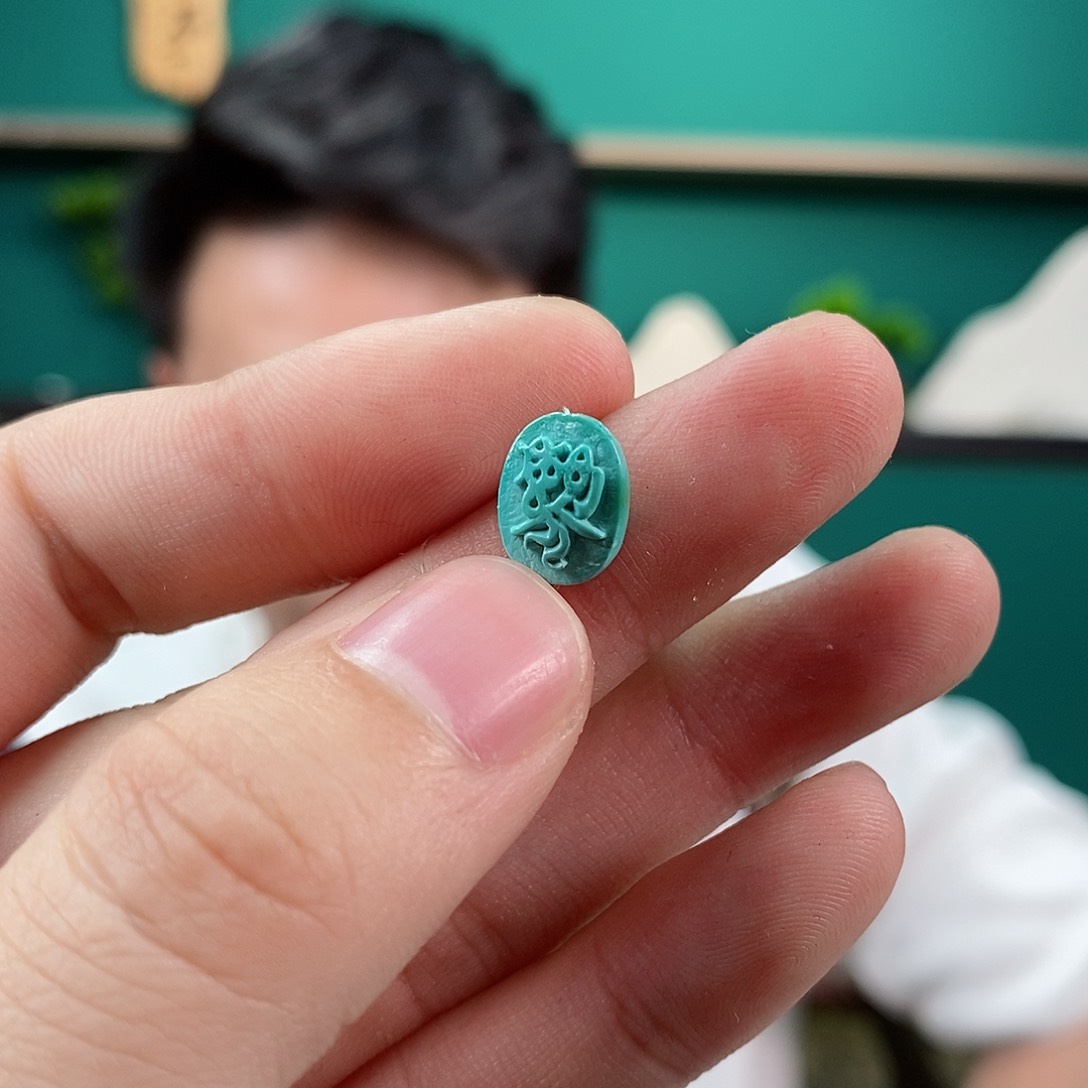 绿松石珠宝奇石未镶嵌