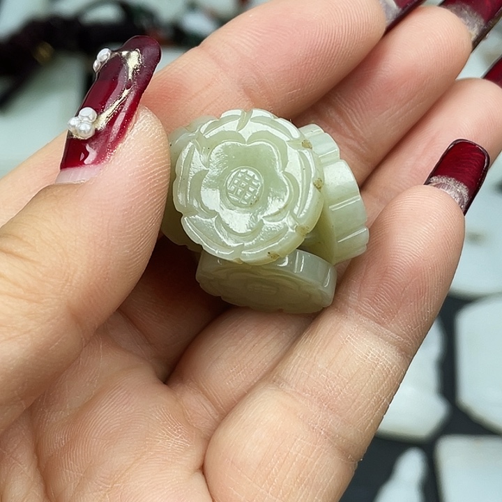 和田玉玉扣未镶嵌