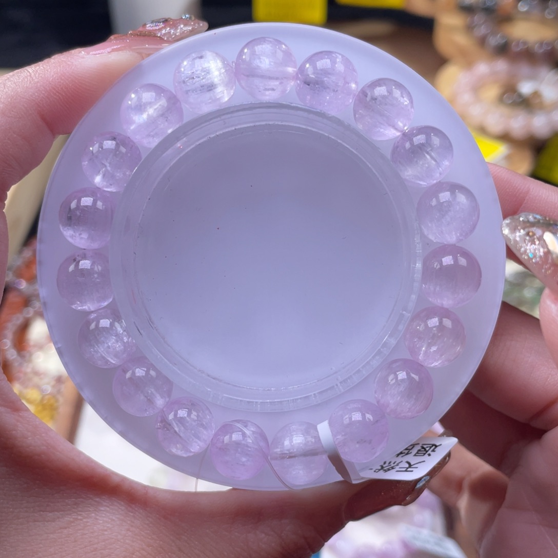 锂辉石手串未镶嵌