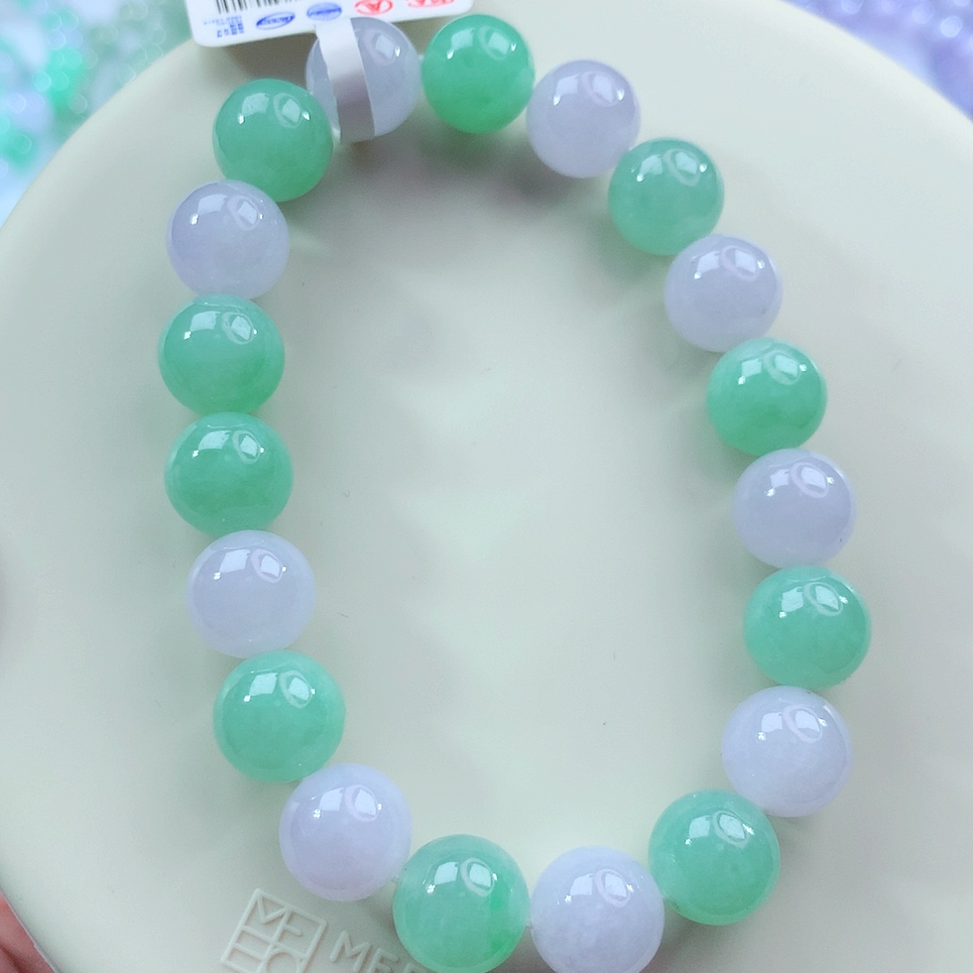 翡翠未镶嵌手链卡10