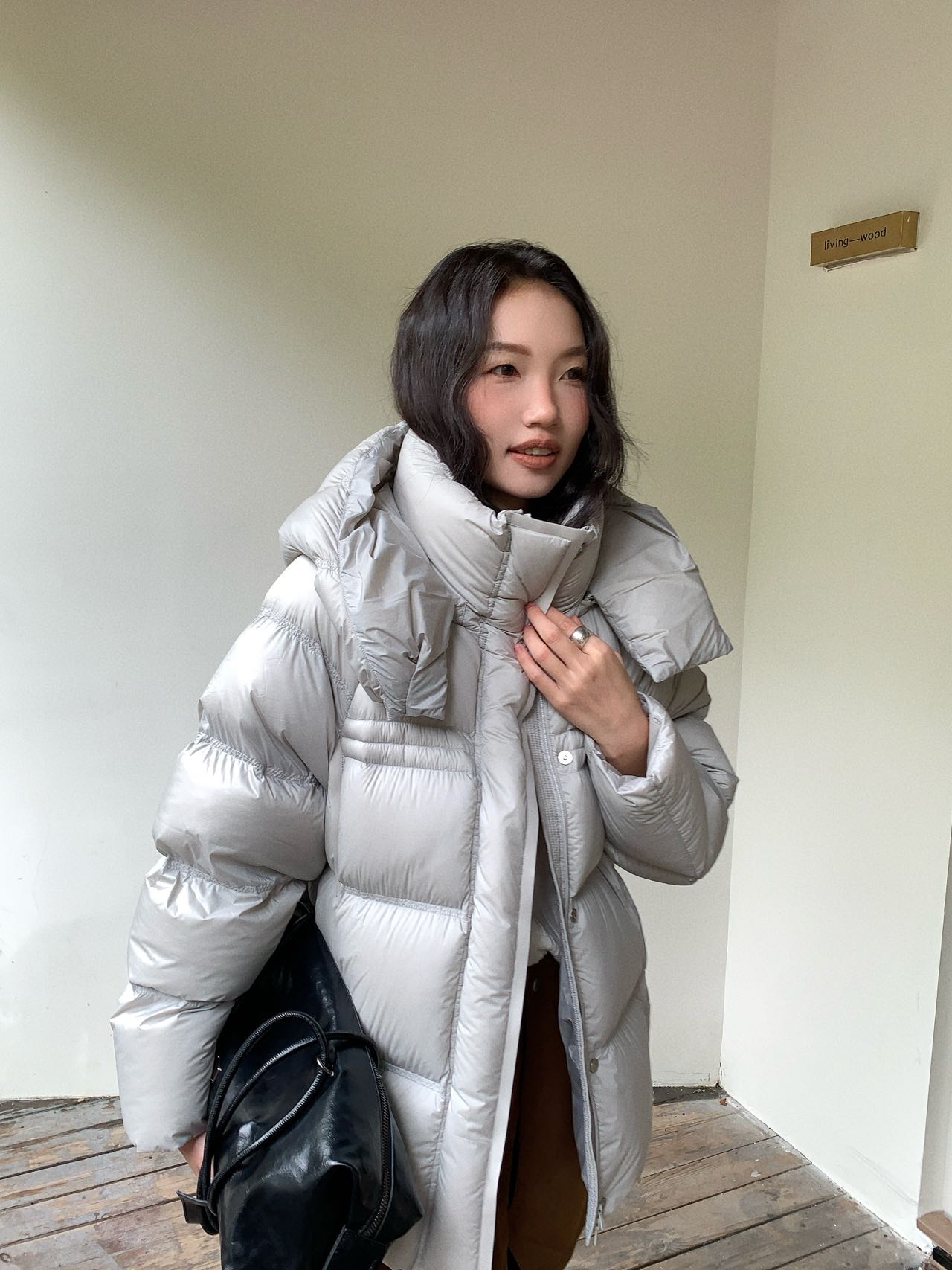 韩系短款泡芙羽绒服休闲款宽松保暖时尚百搭