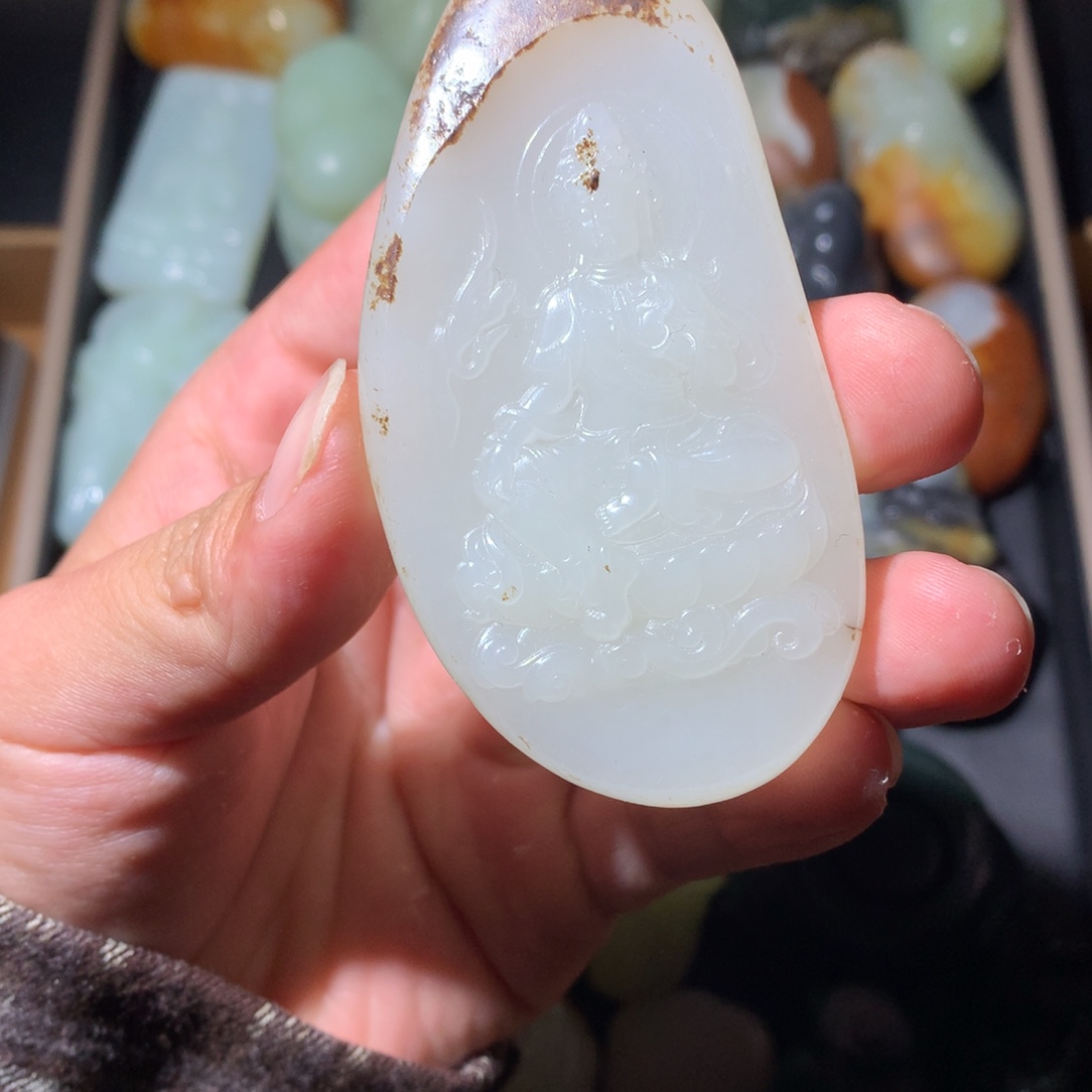 新***饰和田玉（糖玉）未镶嵌挂件