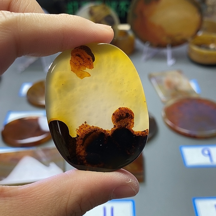 玛瑙/玉髓未镶嵌珠宝半成品