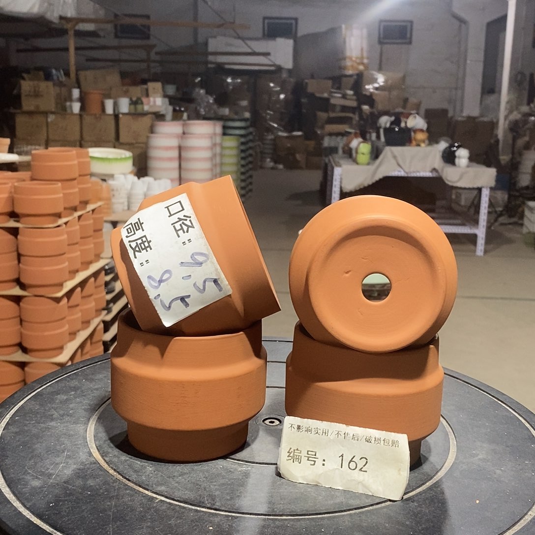 微瑕花盆-162-口9.5×8.5-4个